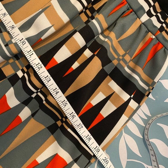 Vintage Polyester Black and Print Dress - Picture 8 of 13